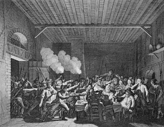 Die Verhaftung von Ludwig XVI. (1754-93) in Varennes, 22. Juni 1791